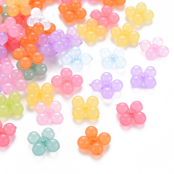 

PandaHall Transparent Acrylic Beads, Dyed, Ten Shape, Mixed Color, 13x13x5mm, Hole: 1.5mm Acrylic Others Multicolor