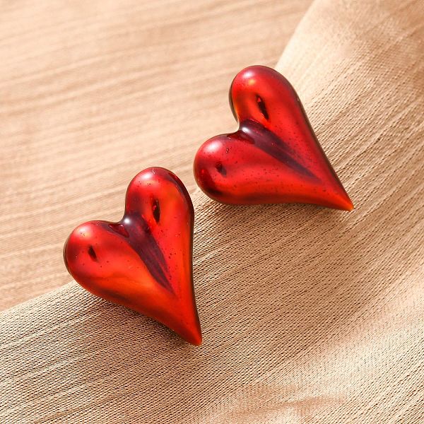 Heart Brass Enamel … - image