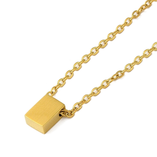 304 Stainless Steel Cable Chain Pendant Necklaces