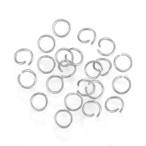 

PandaHall 304 Stainless Steel Open Jump Rings, Metal Connectors for DIY Jewelry Crafting and Keychain Accessories, Stainless Steel Color, 24...