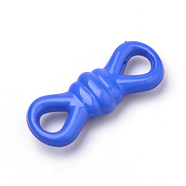 

PandaHall Opaque Acrylic Links, Knot, Medium Blue, 33x13x7mm, Hole: 5x6mm Acrylic Others Blue