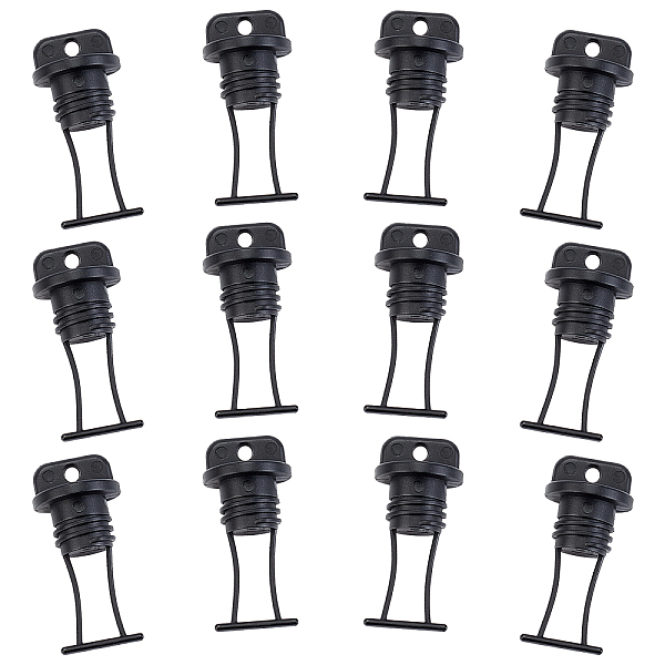 

PandaHall Plastic Direct Drain Plug, for Ship Drain Hole, Black, 57x26mm, Hole: 4mm Plastic Others Black