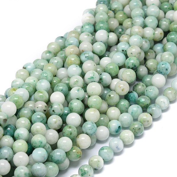 

PandaHall Grade A Natural Sesame Jasper Beads Strands, Round, 8~8.5mm, Hole: 1mm, about 46pcs/strand, 15.55 inch(39.5cm) Sesame Jasper Round
