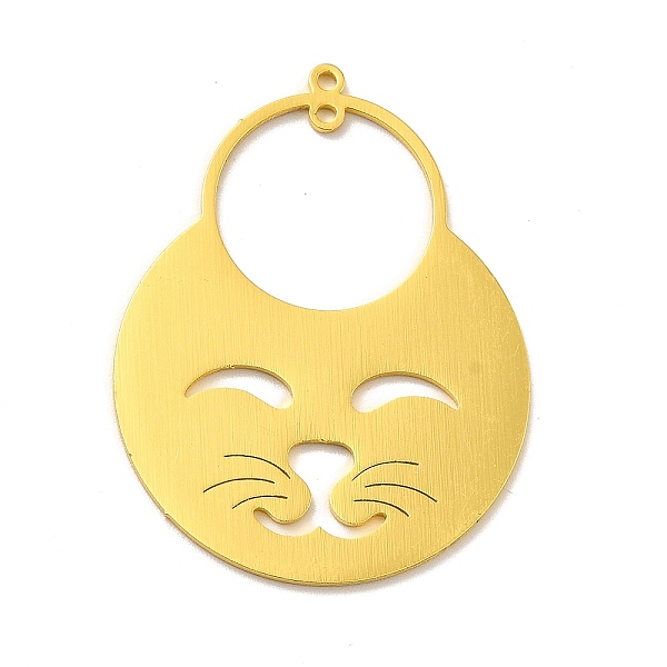 

PandaHall 201 Stainless Steel Connector Charms, Cat Links, Golden, 39x29x1mm, Hole: 1.2mm 201 Stainless Steel Cat Shape