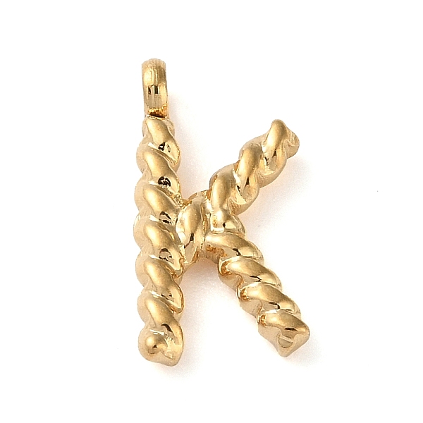 

PandaHall 316 Surgical Stainless Steel Pendants & Charms, Golden, Letter K, 14.5x7.5x2mm, Hole: 2mm 316 Surgical Stainless Steel Letter K