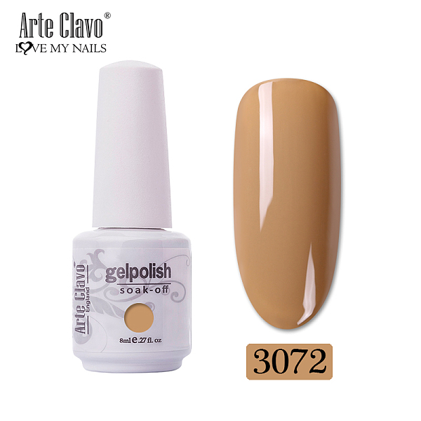 

PandaHall 8ml Special Nail Gel, for Nail Art Stamping Print, Varnish Manicure Starter Kit, Tan, Bottle: 25x66mm Resin Orange