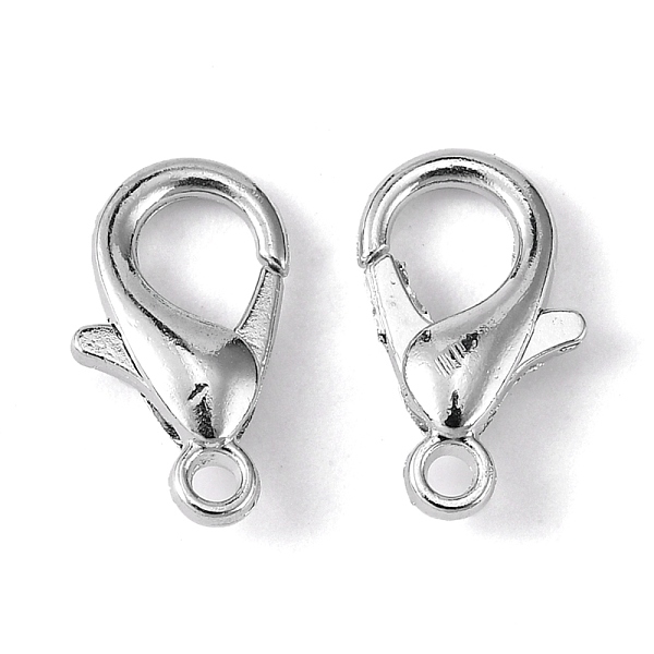 

PandaHall Zinc Alloy Lobster Claw Clasps, Parrot Trigger Clasps, Cadmium Free & Nickel Free & Lead Free, Platinum, 12x6mm, Hole: 1.2mm Alloy...