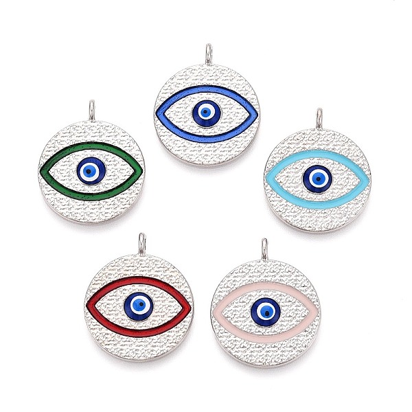 Alloy Enamel Pendants