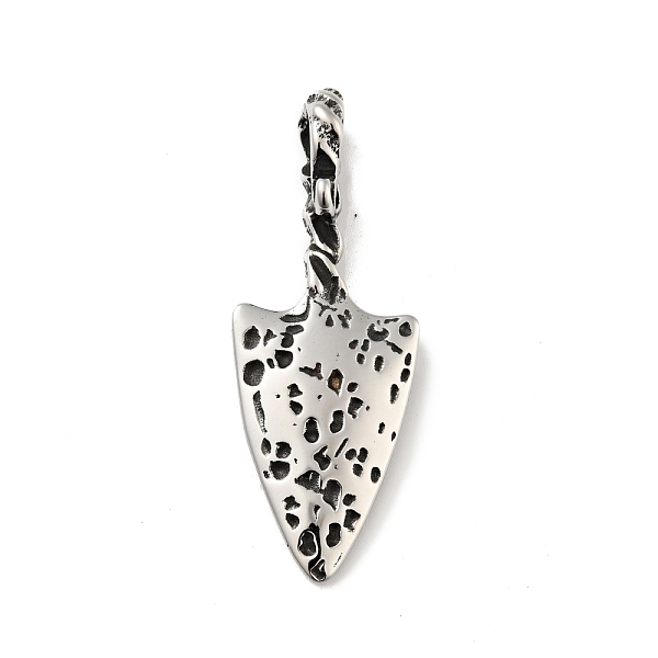 

PandaHall 304 Stainless Steel Big Pendants, Triangle, Antique Silver, 55x20.5x10.5mm, Hole: 7x7.5mm 304 Stainless Steel Triangle