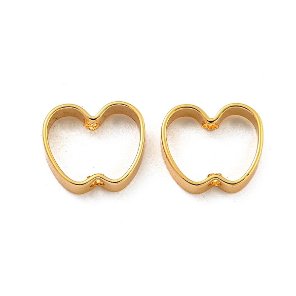 

PandaHall Brass Frames, Real 18K Gold Plated , Heart, 9.5x2.5mm, Hole: 1mm, 4.5x8.5mm inner diameter Brass Heart Gold