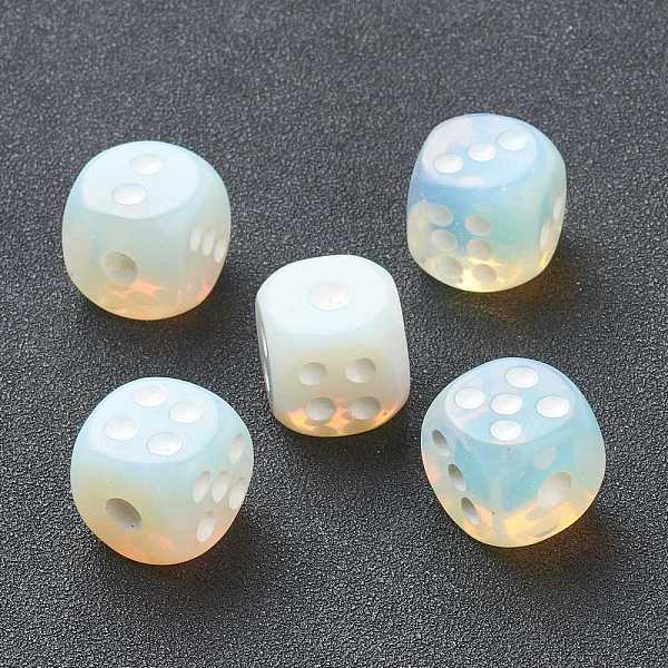 

PandaHall Opalite Cabochons, Dice, 15x15x15mm Opalite Dice