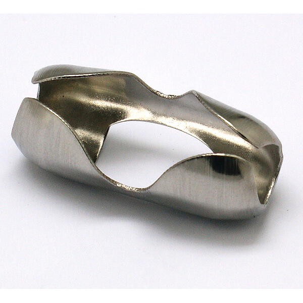 

PandaHall Stainless Steel Ball Chain Connectors, Stainless Steel Color, 17.5x8x6mm, Hole: 5mm, Fit for 6mm ball chain Stainless Steel