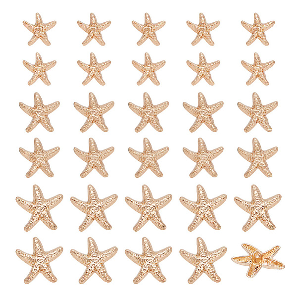 

PandaHall arricraft 60 PCS 3 Sizes Zinc Alloy Starfish Shank Buttons, Sparkle Luxury Button Ocean Animal Buttons Metal Button Sewing Button...