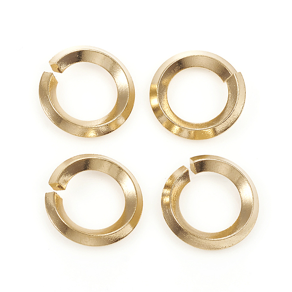 

PandaHall 304 Stainless Steel Jump Ring, Open Jump Rings, Golden, 10 Gauge, 14x2.5mm, Inner Diameter: 9mm 304 Stainless Steel