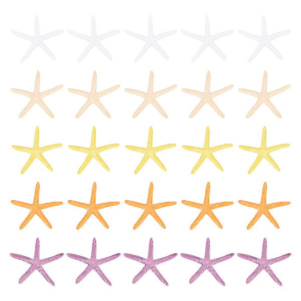 

PandaHall GOMAKERER 20Pcs 5 Colors PVC Starfish Display Decorations, for Fish Tank Landscaping Decoration Ornaments Wind Chimes Drifting..., Multicolor