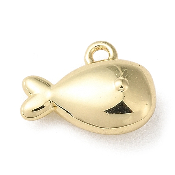 

PandaHall Brass Pendant, Marine Animal Charm, Golden, Whale, 7x10x4mm, Hole: 1mm Brass Whale