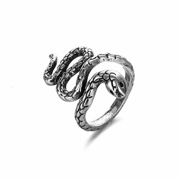 

PandaHall Alloy Punk Bracelet Hip-hop Ring Cool Animal Ring Set Alloy