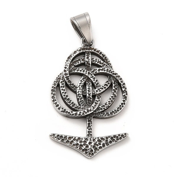 

PandaHall 304 Stainless Steel Pendants, Anchor Charm, Antique Silver, 46.5x28.5x3mm, Hole: 9X6mm 304 Stainless Steel Anchor & Helm