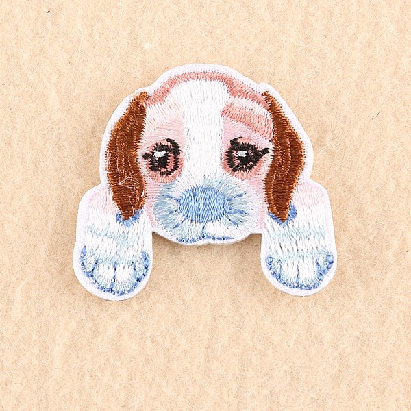 子犬のコンピュータ化された刺繍布アイロン/パッチの縫製