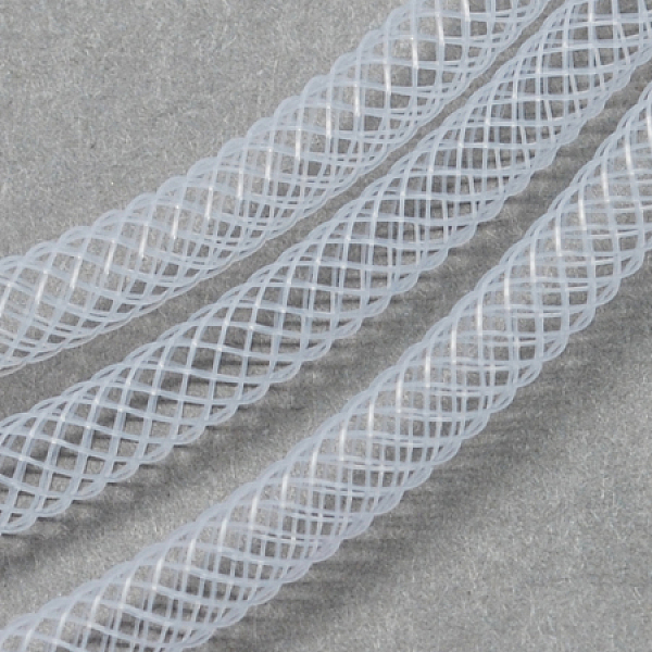 

PandaHall Plastic Net Thread Cord, White, 16mm, 28Yards Plastic White