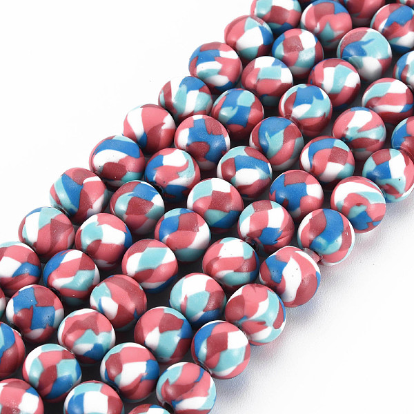 

PandaHall Handmade Polymer Clay Beads Strands, for DIY Jewelry Crafts Supplies, Round, Light Coral, 8.5~9x8mm, Hole: 1.8mm, about...