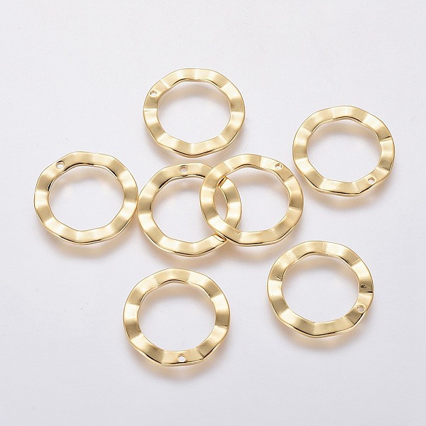 

PandaHall 201 Stainless Steel Pendants, Ring, Golden, 18x1mm, Hole: 1mm, Inner Diameter: 13mm 201 Stainless Steel Ring