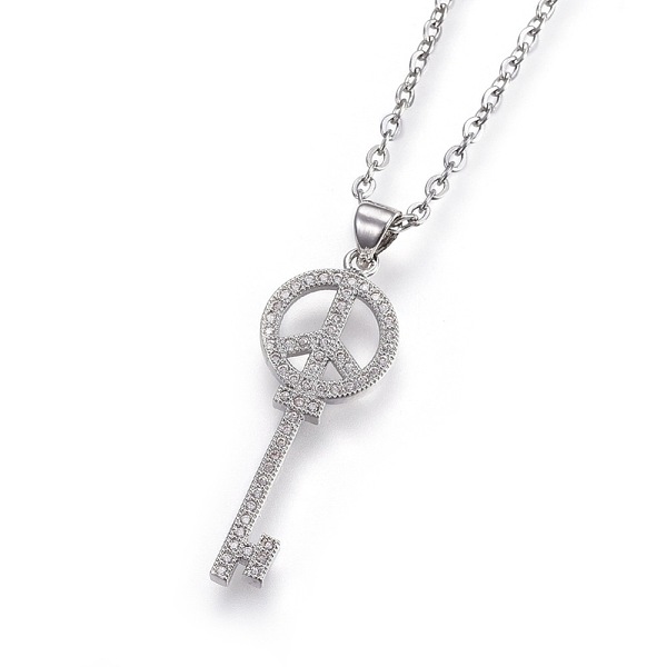 304 Stainless Steel Pendant Necklaces