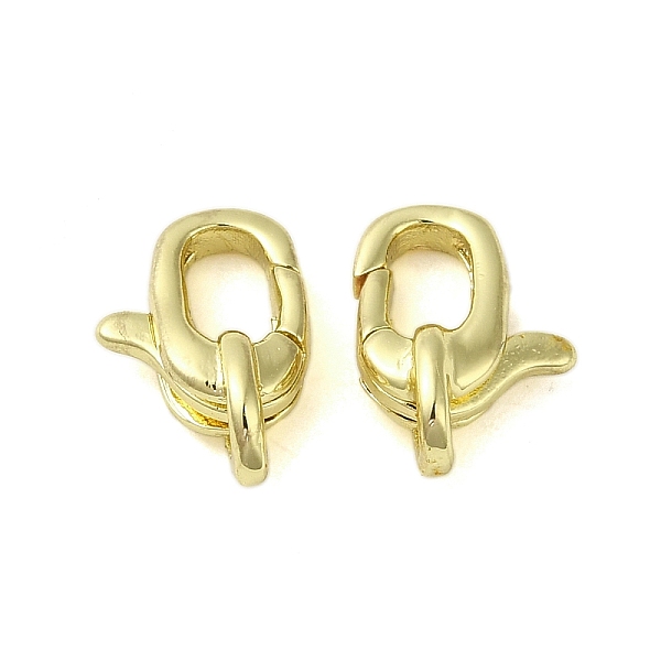 

PandaHall Brass Lobster Claw Clasps, Golden, 11x8x4.5mm, Hole: 2.5mm Brass Others