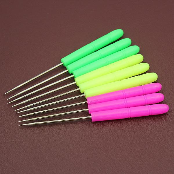 

PandaHall Awl Pricker Sewing Tool Kit, with Plastic Handle, for Punch Sewing Stitching Leather Craft, Mixed Color, 12.3x0.85cm Plastic..., Multicolor