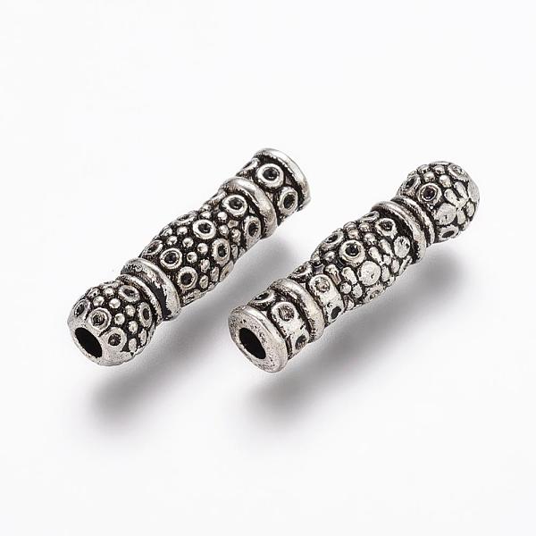 

PandaHall Tibetan Style Alloy Tube Beads, Cadmium Free & Nickel Free & Lead Free, Antique Silver, 22.5x6.2mm, Hole: 3mm Alloy Tube