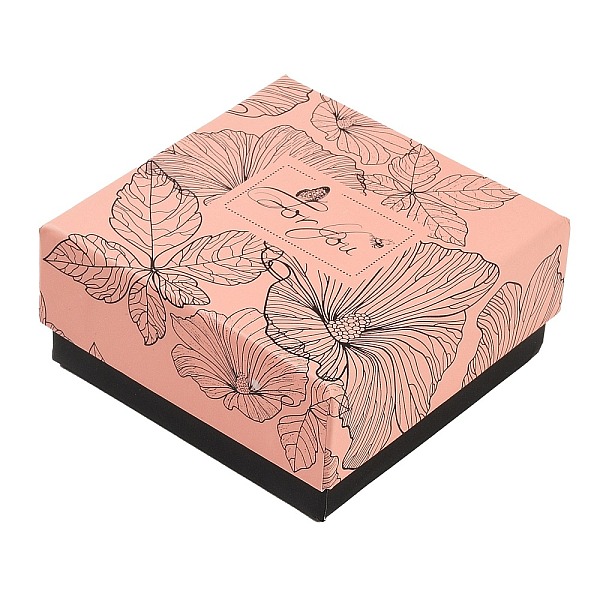 Flower Print Cardbo… - image