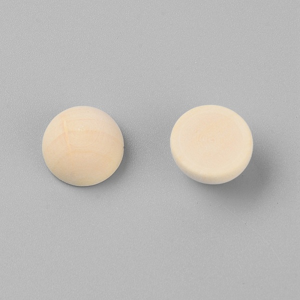 

PandaHall Schima Wood Cabochons, Half Round/Dome, Old Lace, 14.5x8mm Wood Half Round