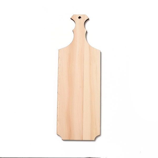 

PandaHall Wood Big Pendants, Geometric Charms, Undyed, Rectangle, 239x79x5mm, Hole: 5mm Wood Rectangle