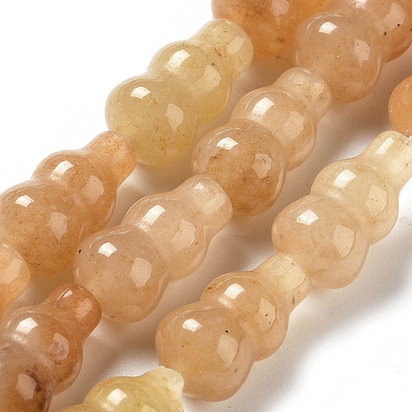 

PandaHall Natural Red Aventurine Beads Strands, Gourd, 14.5~15x8~8.5mm, Hole: 1.2mm, about 13pcs/strand, 7.32~7.40 inch(18.6~18.8cm) Red...