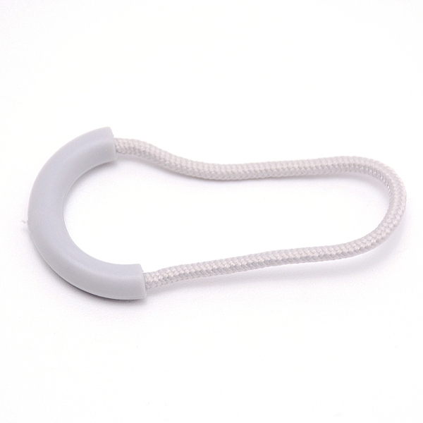 

PandaHall Plastic Replacement Pull Tab Accessories, with Polyester Cord, for Luggage Suitcase Backpack Jacket Bags Coat, Gainsboro..., Gray