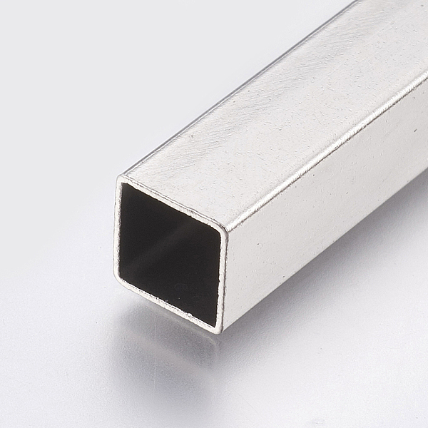 

PandaHall 304 Stainless Steel Tube Beads, Rectangle, Stainless Steel Color, 45x8x8mm, Hole: 7mm 304 Stainless Steel Rectangle