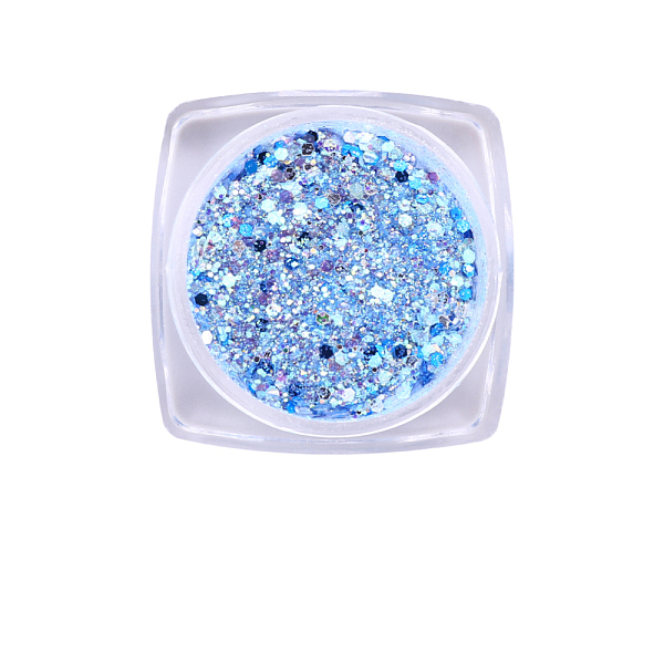 

PandaHall Shining Nail Art Decoration Accessories, with Glitter Powder and Sequins, DIY Sparkly Paillette Tips Nail, Royal Blue...