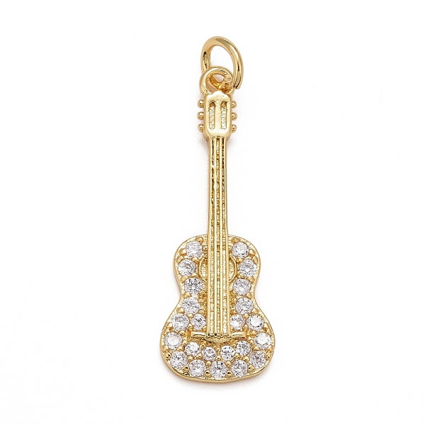 

PandaHall Rack Plating Brass Clear Cubic Zirconia Pendants, Cadmium Free & Nickel Free & Lead Free, Long-Lasting Plated, with Jump Ring...