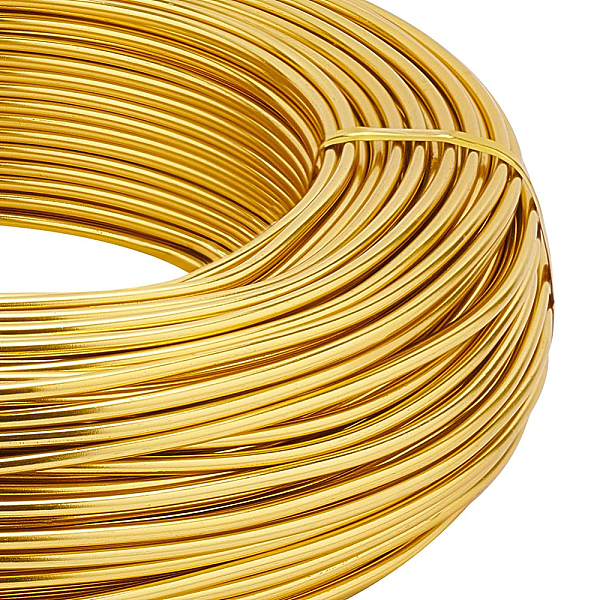 

PandaHall BENECREAT 12 Gauge(2mm) Gold Aluminum Wire 180 Feet(55m) Bendable Metal Sculpting Wire for Bonsai Trees, Floral, Arts Crafts...