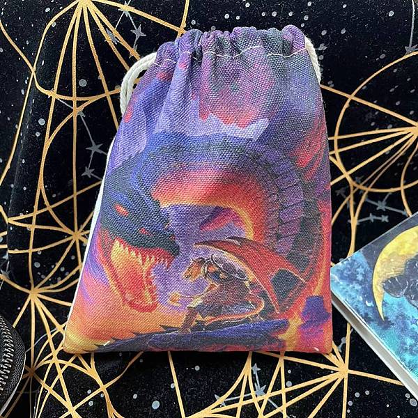 

PandaHall Cloth Tarot Cards Storage Drawstring Bags, Tarot Desk Storage Holder, Rectangle, 160~165x135mm Cloth