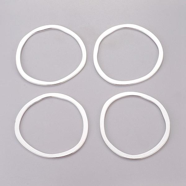 

PandaHall Tibetan Style Alloy Linking Rings, Lead Free & Cadmium Free, Antique Silver, 51x49x1.5mm Alloy Triangle