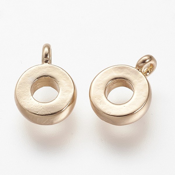 

PandaHall Brass Tube Bails, Loop Bails, Ring Bail Beads, Long-Lasting Plated, Light Gold, 11x8x3mm, Hole: 2mm, Inner Diameter: 3mm Brass...