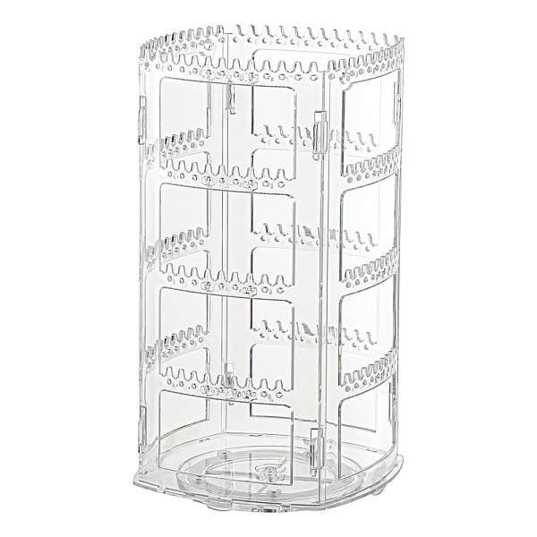 

PandaHall Rotatable Acrylic Earring Display Stands, Square Jewellery Earring Organizer Hanging Holder, Clear, 16.5x16.5x30cm Acrylic Square...