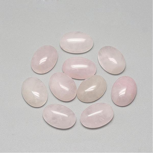 

PandaHall Natural Rose Quartz Cabochons, Oval, 14x10x6mm Rose Quartz Oval