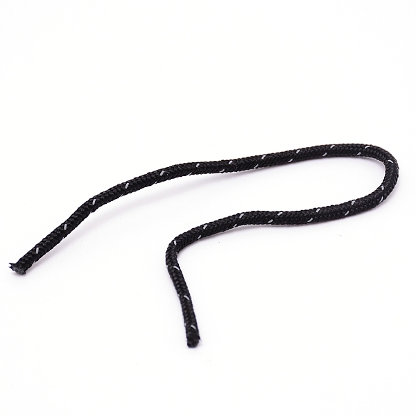 

PandaHall Polypropylene Cords, for Tent Stakes, Ground Pegs, Black, 210x2.5mm Polyester Black