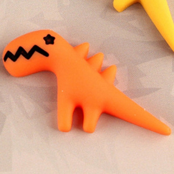 

PandaHall Dinosaur Opaque Flatback Resin Cabochons, for DIY Craft Making, Dark Orange, 29x14mm Resin Dinosaur
