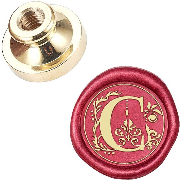 

PandaHall CRASPIRE Wax Seal Stamp Head Initial C, Removable Sealing Brass Stamp Head for Creative Gift Envelopes Invitations Cards...