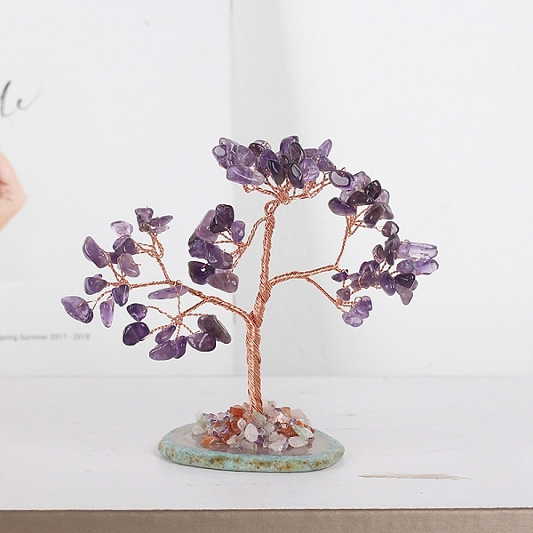 Natürlicher Amethyst Baum Des Lebens Feng Shui Ornamente