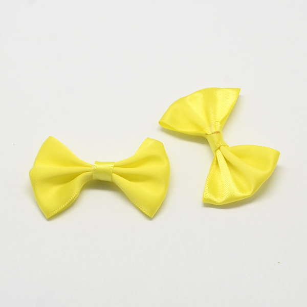 

PandaHall Handmade Woven Costume Accessories, Ribbon Bowknot, Mixed Color, 33x52x8mm, about 200pcs/bag Ribbon Bowknot Multicolor