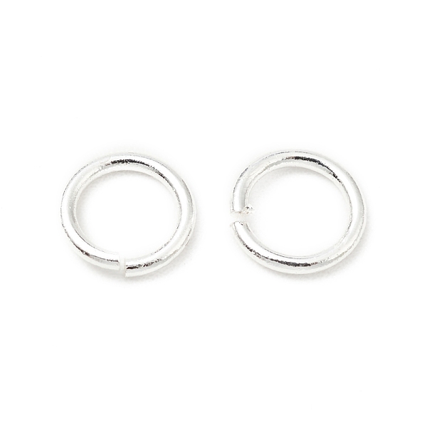 

PandaHall Brass Jump Rings, Open Jump Rings, Long-Lasting Plated, Cadmium Free & Lead Free, Round Ring, Silver, 6x0.8mm, 20 Gauge, Inner...